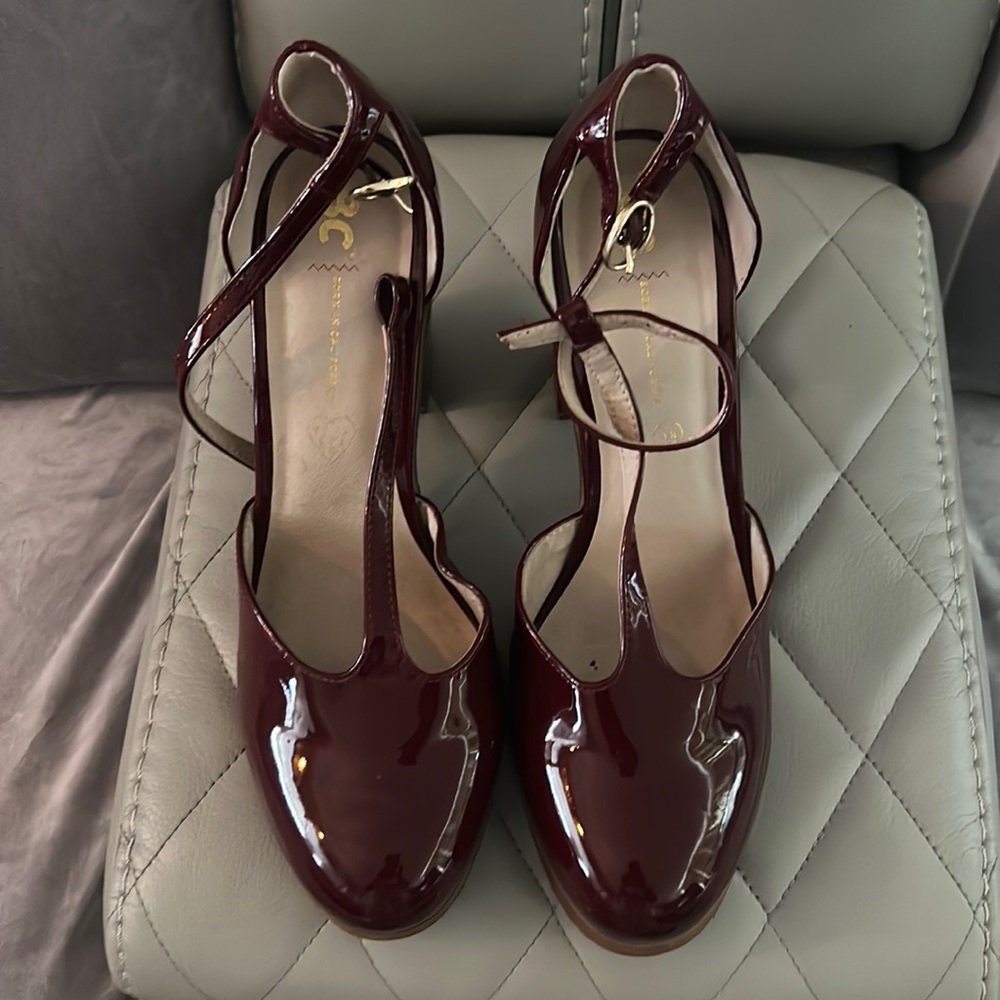 Red Patton leather